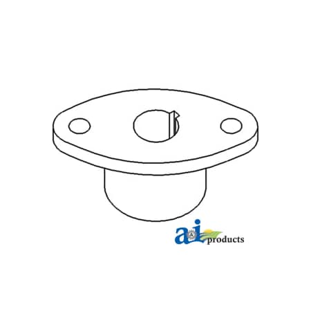 Flange, Hydraulic Pump Drive 4 X6 X1